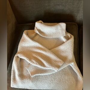 Old Navy | Cropped Shaker-Stitch Turtleneck Sweater for Women | 3X